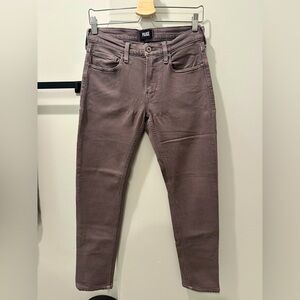 Paige Lennox Jeans. Medium gray color.
